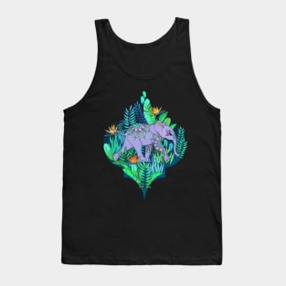 Little Elephant on a Jungle Adventure Tank Top